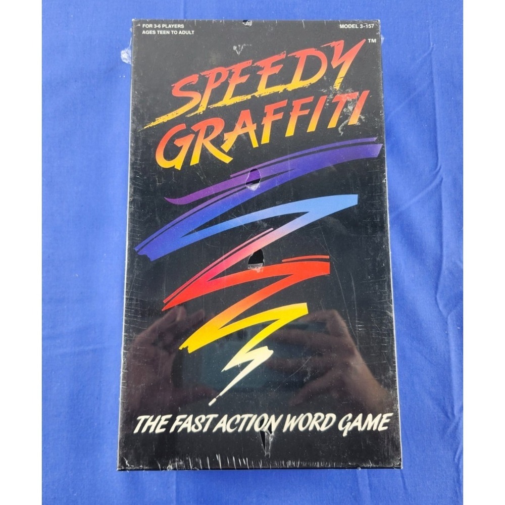 Vintage Tiger Games Speedy Graffiti - the Fast Action Word Game‎